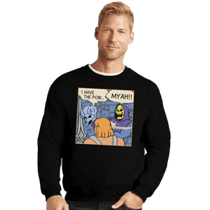 Shirts Crewneck Sweater, Unisex / Small / Black He-Slap