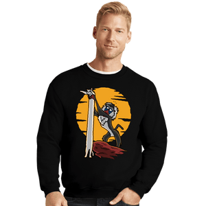 Daily_Deal_Shirts Crewneck Sweater, Unisex / Small / Black Elastic King!