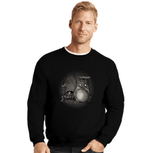 Load image into Gallery viewer, Shirts Crewneck Sweater, Unisex / Small / Black My Creepy Neighbor
