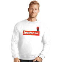 Load image into Gallery viewer, Shirts Crewneck Sweater, Unisex / Small / White Spectacular

