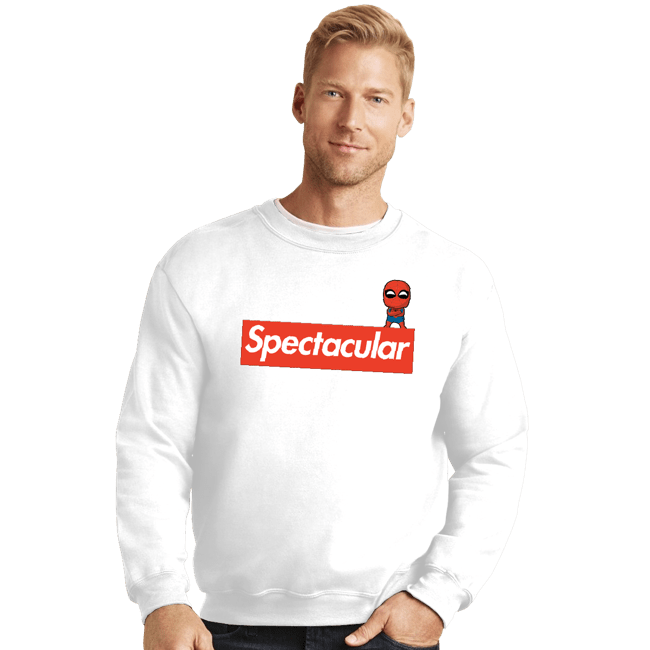 Shirts Crewneck Sweater, Unisex / Small / White Spectacular