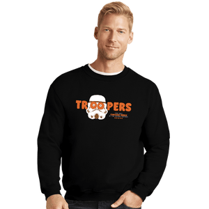 Shirts Crewneck Sweater, Unisex / Small / Black Troopers