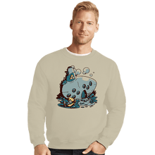 Load image into Gallery viewer, Shirts Crewneck Sweater, Unisex / Small / Sand Ocarina Resting Cabin
