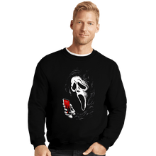 Load image into Gallery viewer, Secret_Shirts Crewneck Sweater, Unisex / Small / Black Ghost Call
