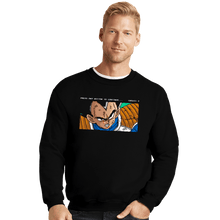Load image into Gallery viewer, Shirts Crewneck Sweater, Unisex / Small / Black Vegeta Continue
