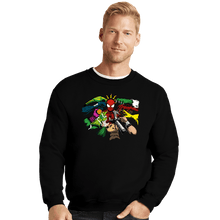 Load image into Gallery viewer, Secret_Shirts Crewneck Sweater, Unisex / Small / Black The Spider Yaga
