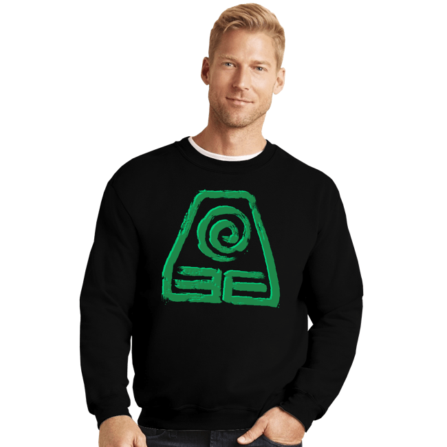 Shirts Crewneck Sweater, Unisex / Small / Black Earth