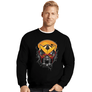 Shirts Crewneck Sweater, Unisex / Small / Black Leopardon