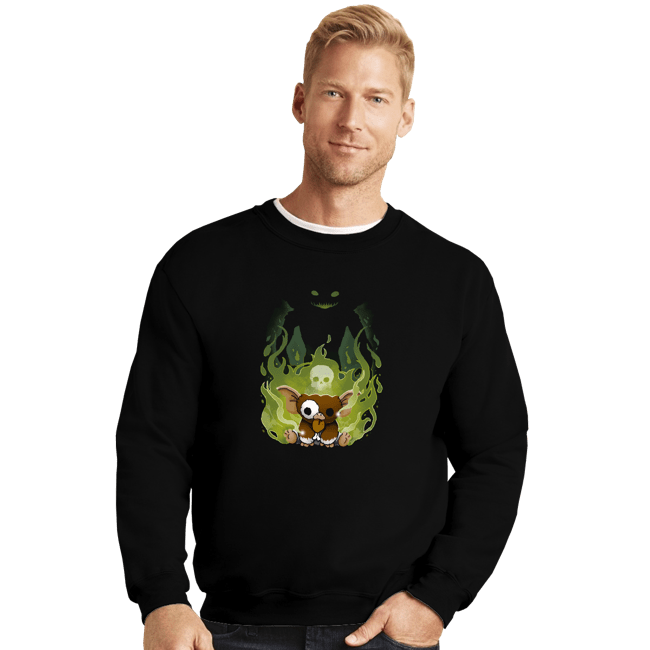 Daily_Deal_Shirts Crewneck Sweater, Unisex / Small / Black After Midnight