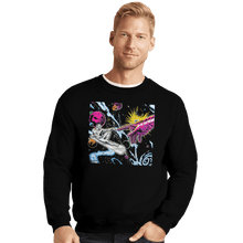 Load image into Gallery viewer, Shirts Crewneck Sweater, Unisex / Small / Black Creation Of Silver Surfer

