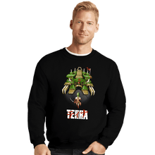 Load image into Gallery viewer, Daily_Deal_Shirts Crewneck Sweater, Unisex / Small / Black Terra
