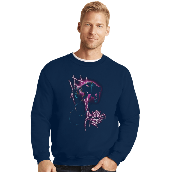 Daily_Deal_Shirts Crewneck Sweater, Unisex / Small / Navy The Dark Sister