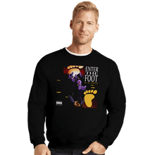 Load image into Gallery viewer, Secret_Shirts Crewneck Sweater, Unisex / Small / Black Enter The Foot
