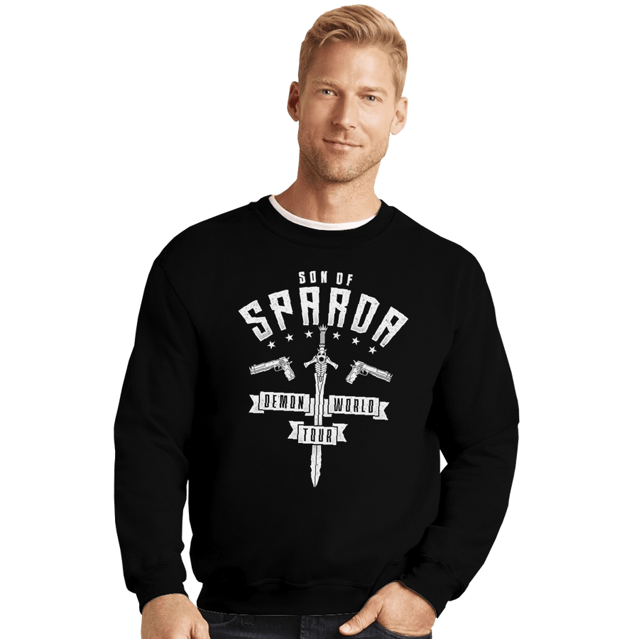 Shirts Crewneck Sweater, Unisex / Small / Black Demon World Tour