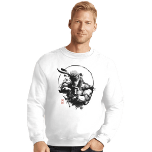 Shirts Crewneck Sweater, Unisex / Small / White The Legendary Hero
