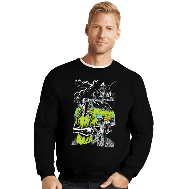 Secret_Shirts Crewneck Sweater, Unisex / Small / Black Dark Zoinks