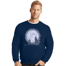 Load image into Gallery viewer, Shirts Crewneck Sweater, Unisex / Small / Navy The Adventure Begins
