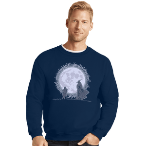 Shirts Crewneck Sweater, Unisex / Small / Navy The Adventure Begins
