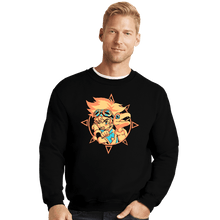 Load image into Gallery viewer, Daily_Deal_Shirts Crewneck Sweater, Unisex / Small / Black Digi Courage
