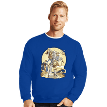 Load image into Gallery viewer, Shirts Crewneck Sweater, Unisex / Small / Royal Blue Planet Of Oz
