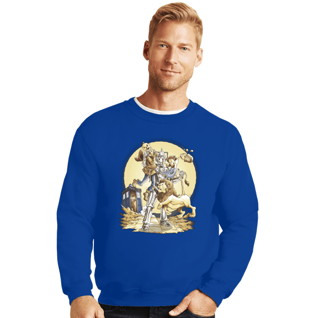 Shirts Crewneck Sweater, Unisex / Small / Royal Blue Planet Of Oz