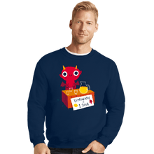 Load image into Gallery viewer, Daily_Deal_Shirts Crewneck Sweater, Unisex / Small / Navy Demonade Stand
