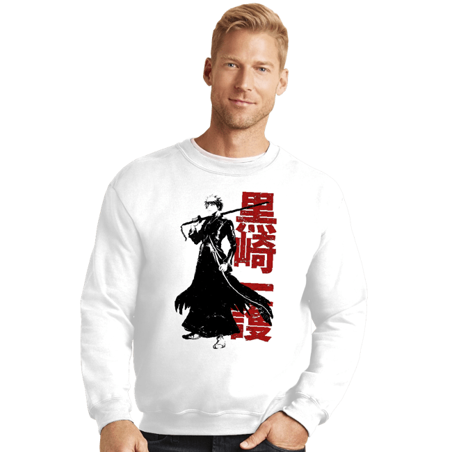 Shirts Crewneck Sweater, Unisex / Small / White Soul Reaper