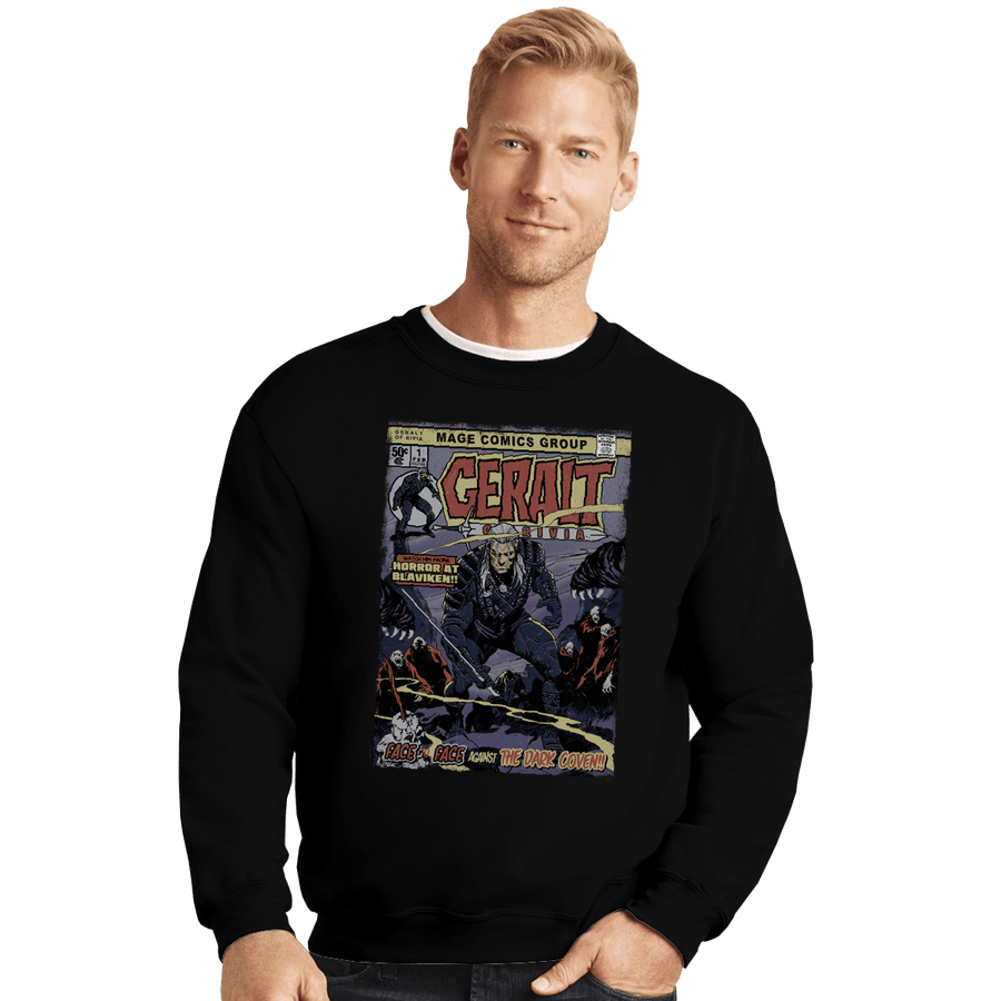 Shirts Crewneck Sweater, Unisex / Small / Black Horror At Blaviken