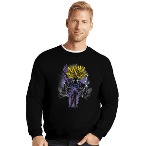 Shirts Crewneck Sweater, Unisex / Small / Black Attack Of The Future