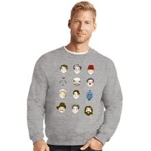 Load image into Gallery viewer, Shirts Crewneck Sweater, Unisex / Small / Sports Grey Robin Williams
