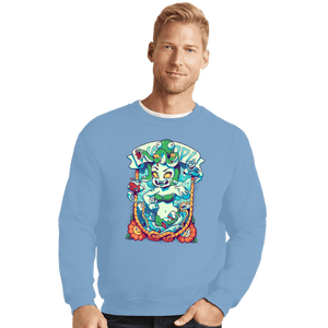 Secret_Shirts Crewneck Sweater, Unisex / Small / Powder Blue Calamaria