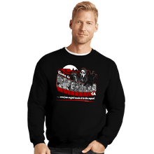 Load image into Gallery viewer, Shirts Crewneck Sweater, Unisex / Small / Black Come To Woodsboro
