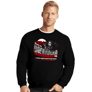 Shirts Crewneck Sweater, Unisex / Small / Black Come To Woodsboro
