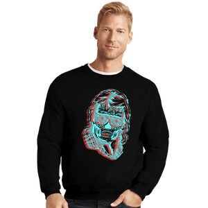 Shirts Crewneck Sweater, Unisex / Small / Black They Live 3D