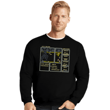 Load image into Gallery viewer, Secret_Shirts Crewneck Sweater, Unisex / Small / Black Xeno Rpg Boss Fight
