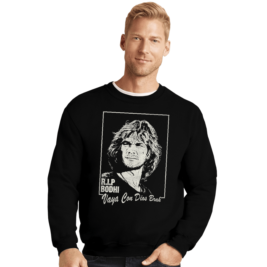 Shirts Crewneck Sweater, Unisex / Small / Black RIP Bodhi