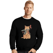 Load image into Gallery viewer, Shirts Crewneck Sweater, Unisex / Small / Black Catana
