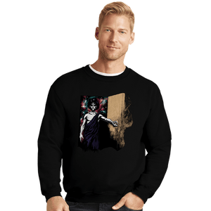 Daily_Deal_Shirts Crewneck Sweater, Unisex / Small / Black Enter The Dream
