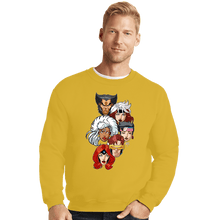 Load image into Gallery viewer, Daily_Deal_Shirts Crewneck Sweater, Unisex / Small / Gold Mutants 97
