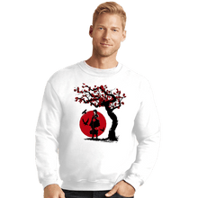 Load image into Gallery viewer, Shirts Crewneck Sweater, Unisex / Small / White Ninja Under The Sun
