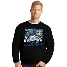 Load image into Gallery viewer, Shirts Crewneck Sweater, Unisex / Small / Black Van Gogh Never Met The Fellowship
