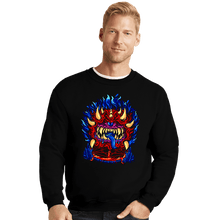 Load image into Gallery viewer, Daily_Deal_Shirts Crewneck Sweater, Unisex / Small / Black Pits Of Heck
