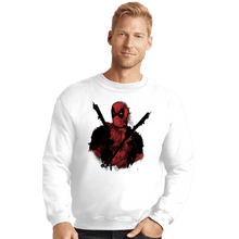 Load image into Gallery viewer, Shirts Crewneck Sweater, Unisex / Small / White Mercenink
