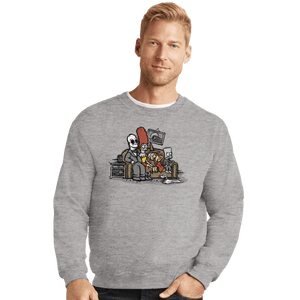Daily_Deal_Shirts Crewneck Sweater, Unisex / Small / Sports Grey The Skellingtons