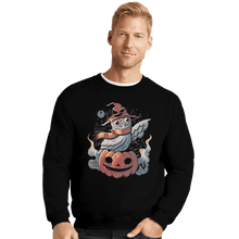 Load image into Gallery viewer, Shirts Crewneck Sweater, Unisex / Small / Black Spooky Magic
