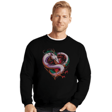 Load image into Gallery viewer, Shirts Crewneck Sweater, Unisex / Small / Black Spiritual Journey
