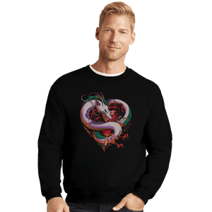 Shirts Crewneck Sweater, Unisex / Small / Black Spiritual Journey