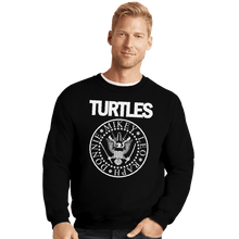 Load image into Gallery viewer, Shirts Crewneck Sweater, Unisex / Small / Black Turtles
