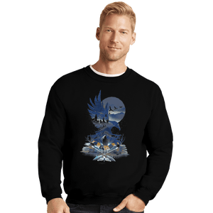 Shirts Crewneck Sweater, Unisex / Small / Black House Of Ravenclaw