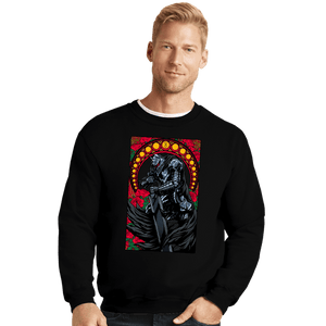 Daily_Deal_Shirts Crewneck Sweater, Unisex / Small / Black Guts X Nouveau